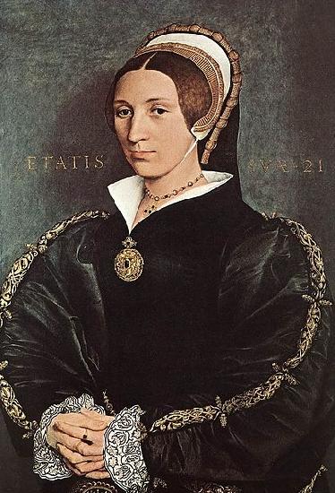 Hans holbein the younger Portrait of Catherine Howard oil painting image